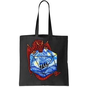 Funny Nerdy Gamer Fantasy Art Starry Night Gift Tote Bag