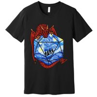 Funny Nerdy Gamer Fantasy Art Starry Night Gift Premium T-Shirt