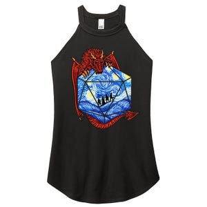 Funny Nerdy Gamer Fantasy Art Starry Night Gift Women's Perfect Tri Rocker Tank