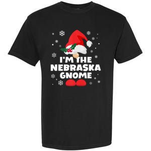 Funny Nebraska Gnome Family Matching Group Happy Christmas Garment-Dyed Heavyweight T-Shirt