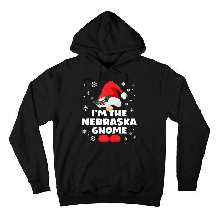 Funny Nebraska Gnome Family Matching Group Happy Christmas Hoodie