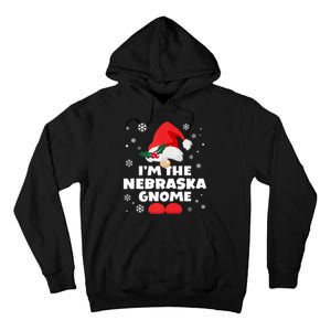 Funny Nebraska Gnome Family Matching Group Happy Christmas Tall Hoodie