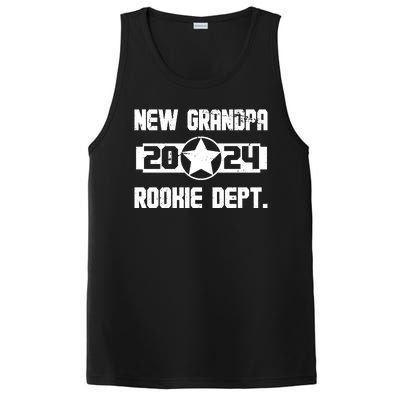 Funny New Grandpa Rookie Dept 2024 PosiCharge Competitor Tank