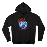 Funny Nerdy Gamer , Fantasy Art , Starry Night Hoodie