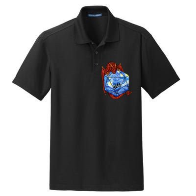 Funny Nerdy Gamer , Fantasy Art , Starry Night Dry Zone Grid Polo