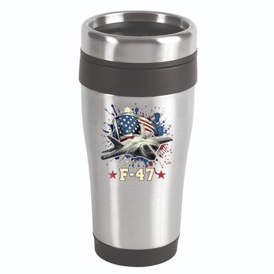 F-47 Next Generation Fighter Jet Aviation Airshow 16oz Travel Tumbler
