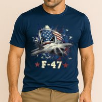 F-47 Next Generation Fighter Jet Aviation Airshow Cooling Performance Crew T-Shirt