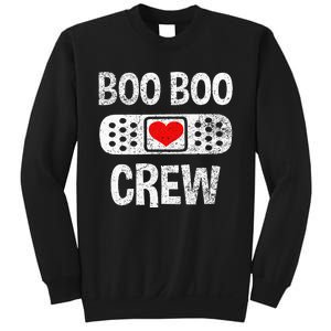 Funny Nurse Ghost Boo Crew Halloween Costume Girls Sweatshirt