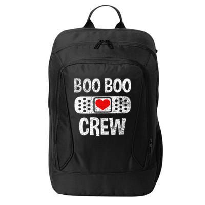 Funny Nurse Ghost Boo Crew Halloween Costume Girls City Backpack