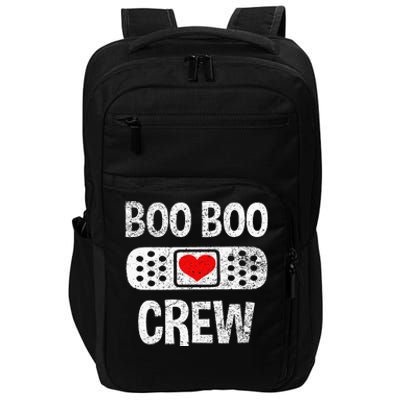 Funny Nurse Ghost Boo Crew Halloween Costume Girls Impact Tech Backpack