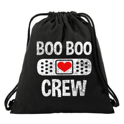 Funny Nurse Ghost Boo Crew Halloween Costume Girls Drawstring Bag