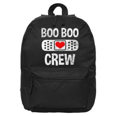 Funny Nurse Ghost Boo Crew Halloween Costume Girls 16 in Basic Backpack