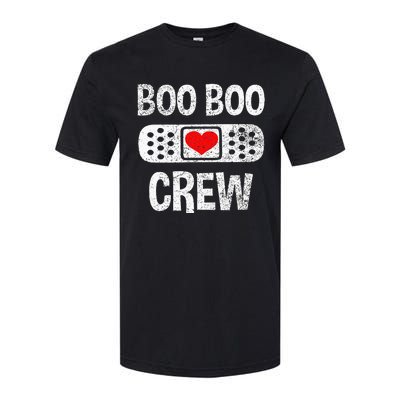 Funny Nurse Ghost Boo Crew Halloween Costume Girls Softstyle® CVC T-Shirt