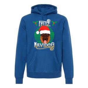 Feliz Navidog Ger Shepherd Dog Holiday Merry Christmas Gift Premium Hoodie