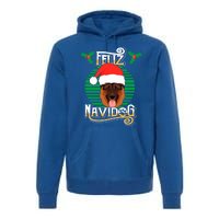 Feliz Navidog Ger Shepherd Dog Holiday Merry Christmas Gift Premium Hoodie