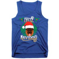 Feliz Navidog Ger Shepherd Dog Holiday Merry Christmas Gift Tank Top