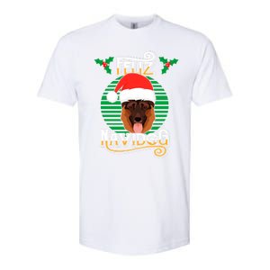 Feliz Navidog Ger Shepherd Dog Holiday Merry Christmas Gift Softstyle CVC T-Shirt