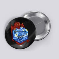 Funny Nerdy Gamer Fantasy Art Starry Night Button