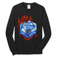 Funny Nerdy Gamer Fantasy Art Starry Night Tall Long Sleeve T-Shirt