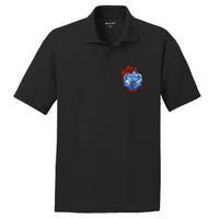 Funny Nerdy Gamer Fantasy Art Starry Night PosiCharge RacerMesh Polo