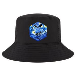 Funny Nerdy Gamer Fantasy Art Starry Night Cool Comfort Performance Bucket Hat