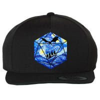 Funny Nerdy Gamer Fantasy Art Starry Night Wool Snapback Cap