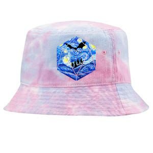 Funny Nerdy Gamer Fantasy Art Starry Night Tie-Dyed Bucket Hat