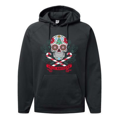 Feliz Navidad Holiday Season Christmas Xmas Mexican Performance Fleece Hoodie