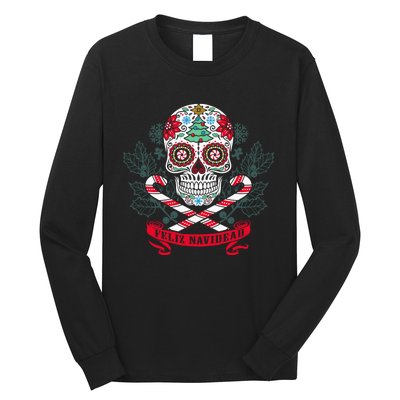 Feliz Navidad Holiday Season Christmas Xmas Mexican Long Sleeve Shirt