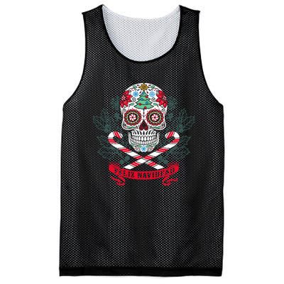 Feliz Navidad Holiday Season Christmas Xmas Mexican Mesh Reversible Basketball Jersey Tank