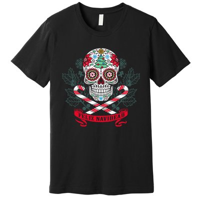 Feliz Navidad Holiday Season Christmas Xmas Mexican Premium T-Shirt