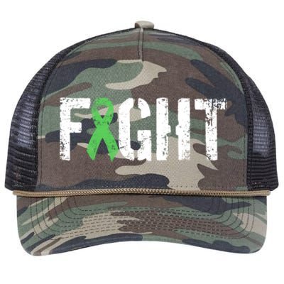 Fight Non Hodgkins Lymphoma Gift Military Style Awareness Great Gift Retro Rope Trucker Hat Cap