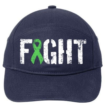 Fight Non Hodgkins Lymphoma Gift Military Style Awareness Great Gift 7-Panel Snapback Hat