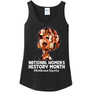 Feminist National History Month 2024 Embrace Equity Ladies Essential Tank