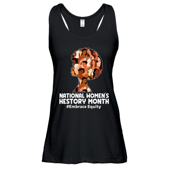 Feminist National History Month 2024 Embrace Equity Ladies Essential Flowy Tank