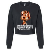 Feminist National History Month 2024 Embrace Equity Cropped Pullover Crew