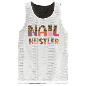 Funny Nail Hustler Manicurist Nail Artist Nail Tech Mesh Reversible Basketball Jersey Tank