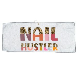 Funny Nail Hustler Manicurist Nail Artist Nail Tech Large Microfiber Waffle Golf Towel