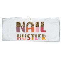 Funny Nail Hustler Manicurist Nail Artist Nail Tech Large Microfiber Waffle Golf Towel