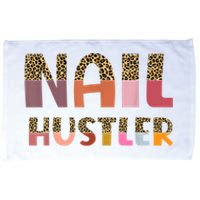 Funny Nail Hustler Manicurist Nail Artist Nail Tech Microfiber Hand Towel