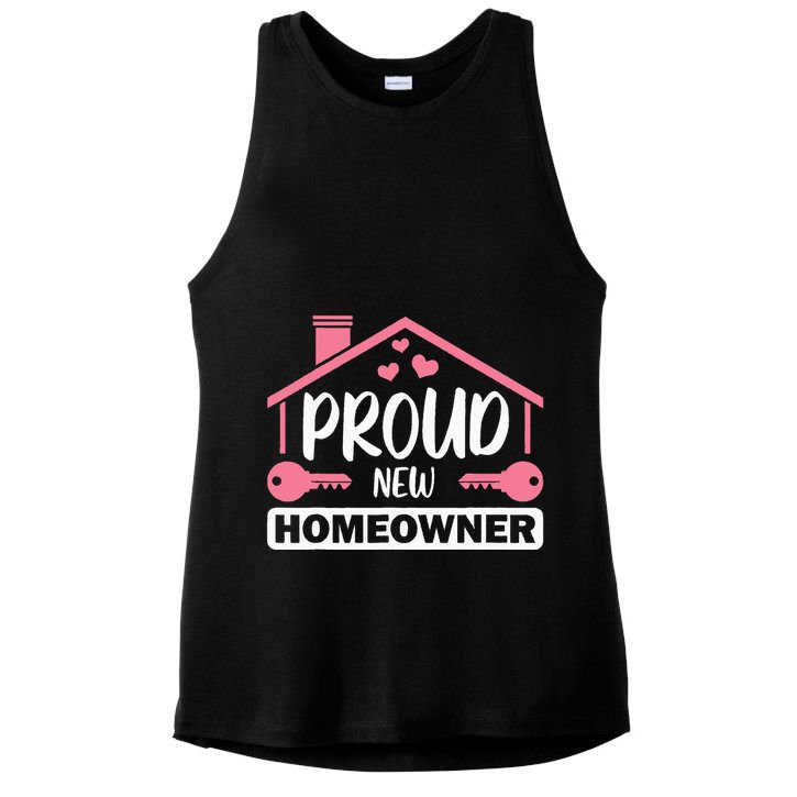 Funny New Homeowner Art  Housewarming Buyers Owners Ladies PosiCharge Tri-Blend Wicking Tank