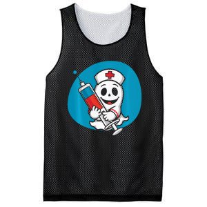 Fertility Nurse Halloween Spooky Nursing Trick Or Treat Mesh Reversible Basketball Jersey Tank