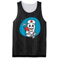 Fertility Nurse Halloween Spooky Nursing Trick Or Treat Mesh Reversible Basketball Jersey Tank