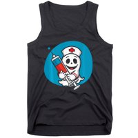 Fertility Nurse Halloween Spooky Nursing Trick Or Treat Tank Top