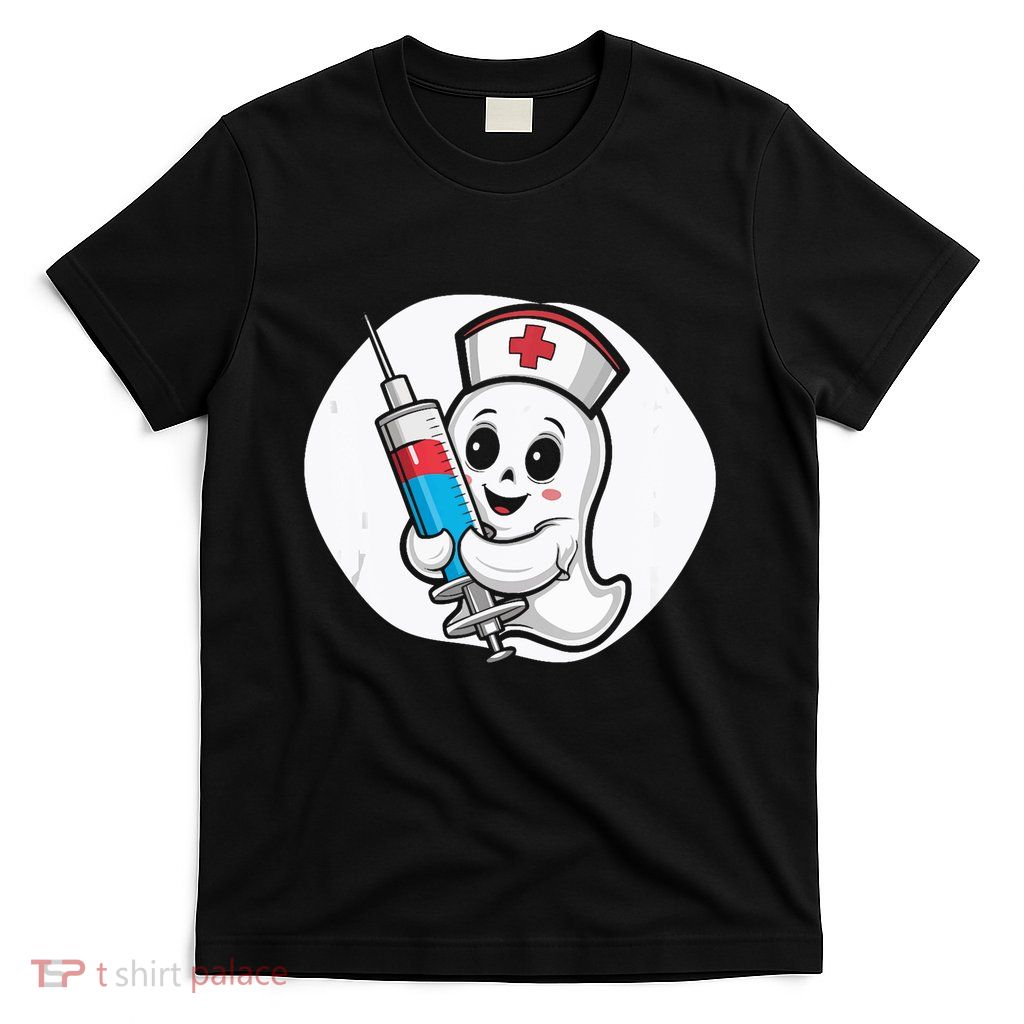 Fertility Nurse Halloween Spooky Nursing Trick Or Treat T-Shirt