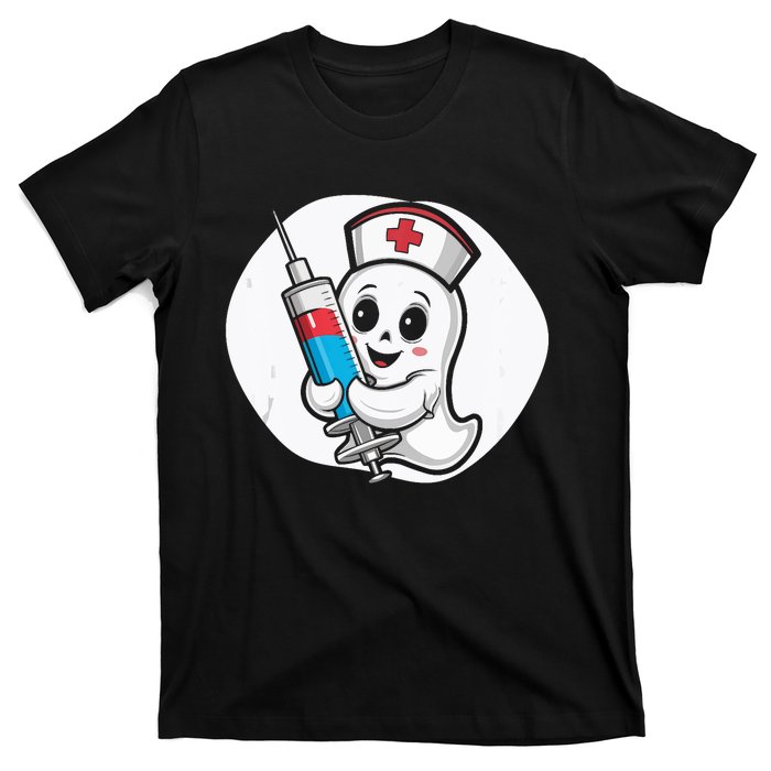 Fertility Nurse Halloween Spooky Nursing Trick Or Treat T-Shirt