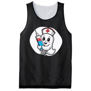 Fertility Nurse Halloween Spooky Nursing Trick Or Treat Mesh Reversible Basketball Jersey Tank