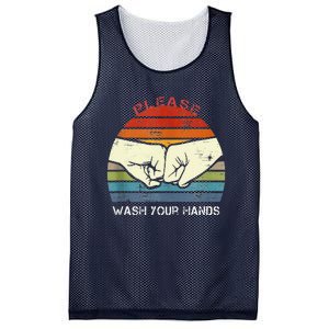 Funny National Handwashing Awareness Week  Hand Washing Mesh Reversible Basketball Jersey Tank