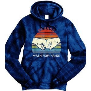 Funny National Handwashing Awareness Week  Hand Washing Tie Dye Hoodie