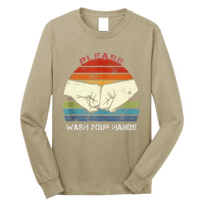 Funny National Handwashing Awareness Week  Hand Washing Long Sleeve Shirt